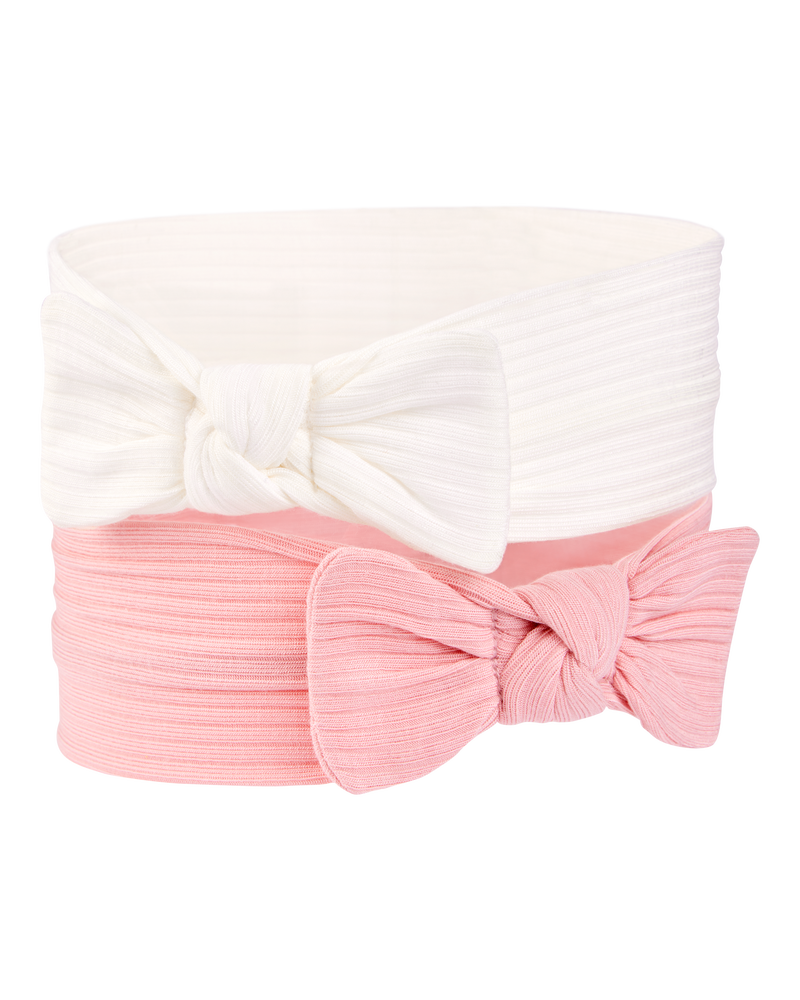 Baby Girl 2-Pack PurelySoft Headwraps - Pink, image 1 of 3 slides