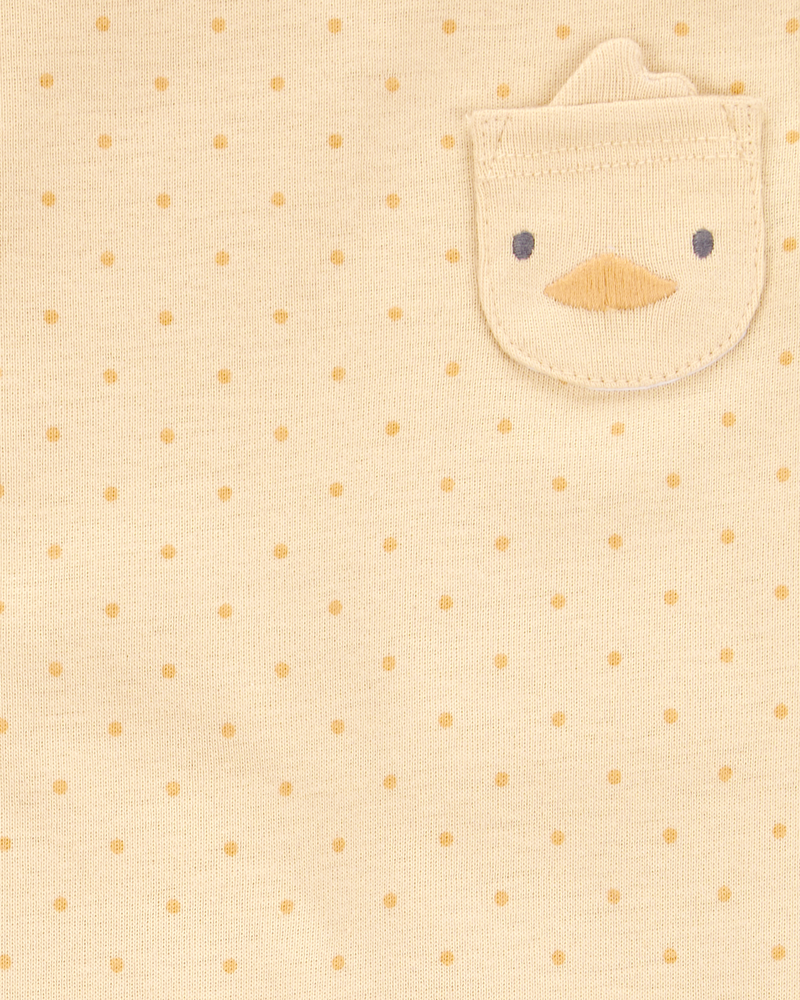 Baby Girl 5-Pack Animal Short-Sleeve Cotton Bodysuits, image 3 of 7 slides