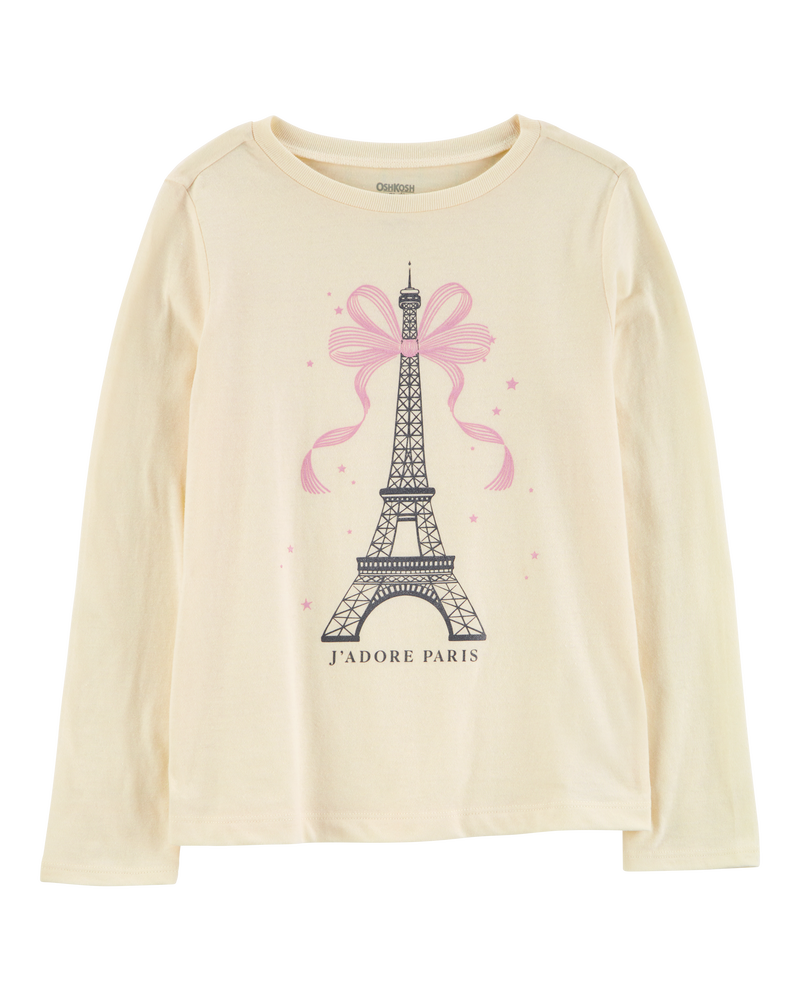 Kid Paris Long-Sleeve Graphic Tee, image 1 of 3 slides