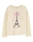 Kid Paris Long-Sleeve Graphic Tee, image 1 of 3 slides
