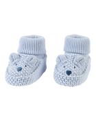 Baby Bear Crochet Booties, image 1 of 3 slides