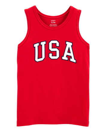 Kid 4th Of July USA Tank, 