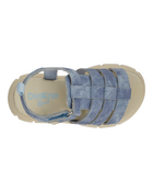 Toddler Strappy Denim Sandals - Blue, image 4 of 7 slides