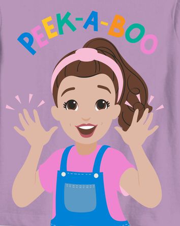 Toddler Girl Ms. Rachel&trade; 'Peek-a-Boo' Short-Sleeve Graphic Tee - Purple, 