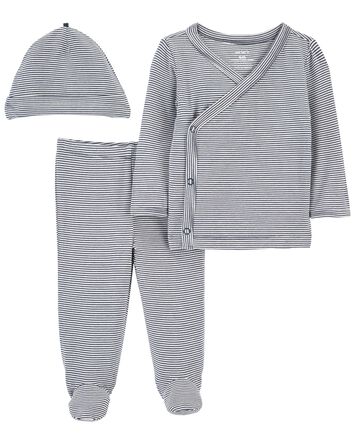 Baby 3-Piece PurelySoft Side-Snap Set, 