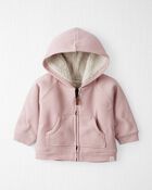 Baby 
Sherpa Lined Jacket Made with Organic Cotton
, image 1 of 5 slides