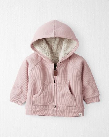 Baby 
Sherpa Lined Jacket Made with Organic Cotton
, 