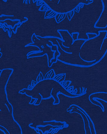 Toddler 4-Piece Dinosaur Cotton Blend Pajamas, 