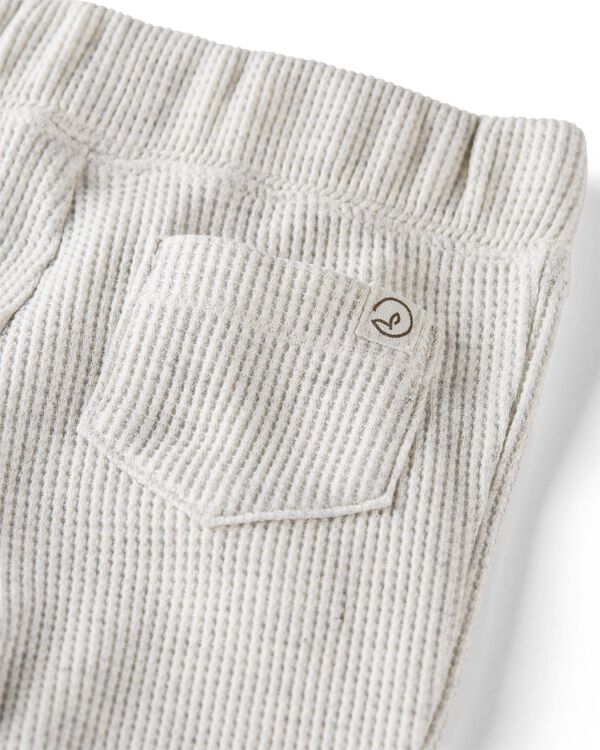 Baby 2-Pack Waffle Knit Pants Made With Organic Cotton