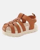 Toddler Boy Casual Sandals - Brown, image 7 of 8 slides
