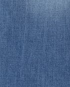 Toddler Knit-Like Denim Overalls, image 3 of 5 slides