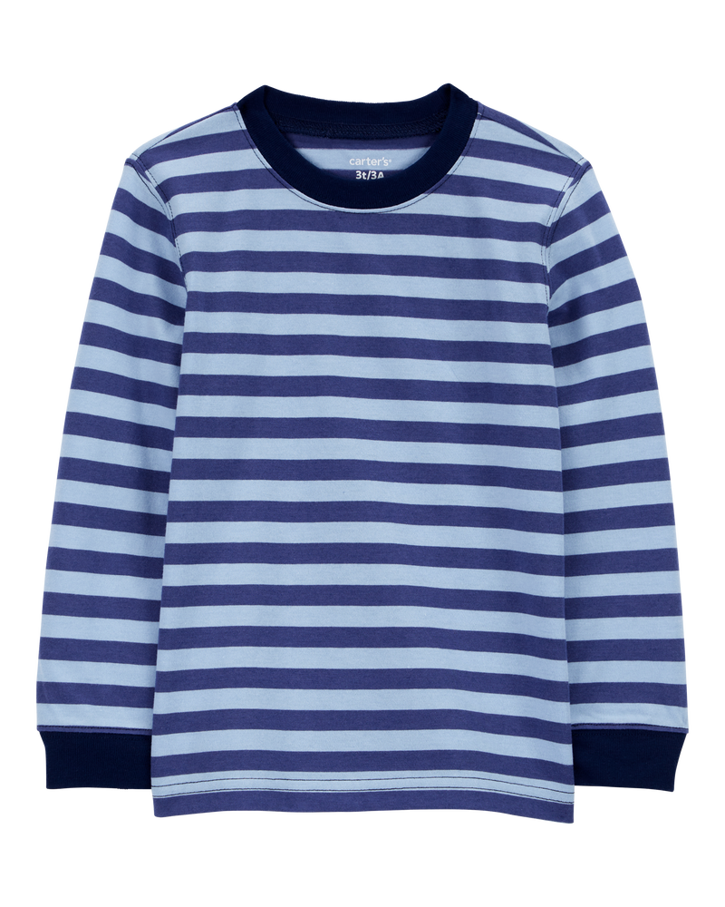 Toddler Striped Long-Sleeve Tee, image 1 of 3 slides