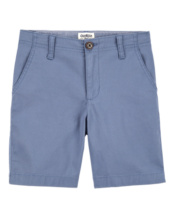Boys Flat-Front Shorts - Blue, 