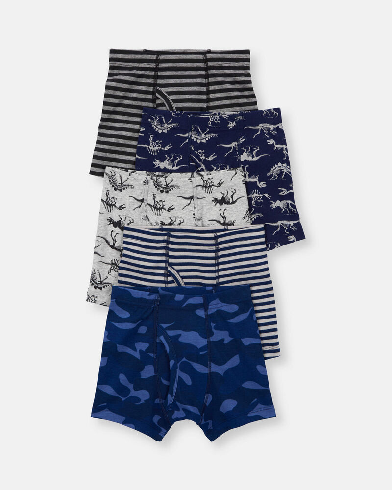 Kid 5-Pack Boxer Briefs Underwear, image 2 of 3 slides