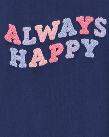 Kid Always Happy Crew Neck Pullover, 