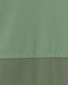 Boys Midweight Color Block Jacket - Green, image 3 of 3 slides