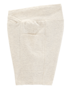Kid High-Rise Bike Shorts - Cream, image 2 of 5 slides
