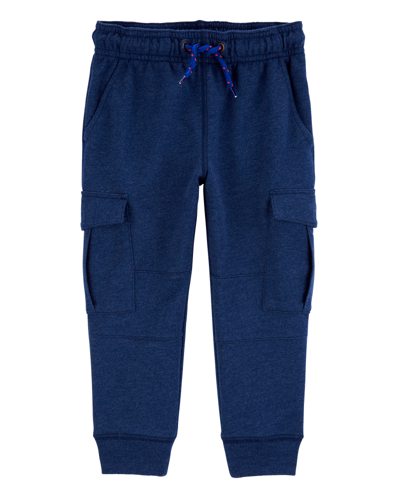 Baby Pull-On Knit Cargo Pants, image 1 of 5 slides