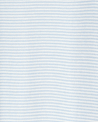 Baby 2-Pack Sleeper Gowns - Blue/White, image 5 of 7 slides