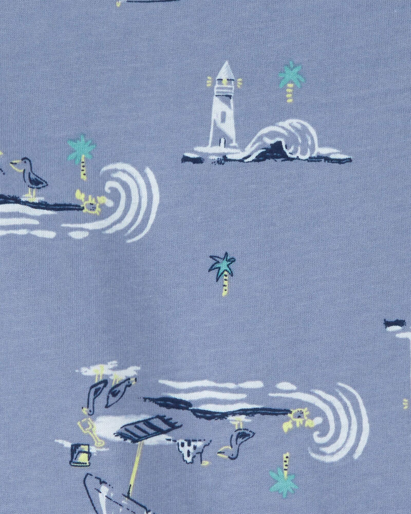 Baby Beach Cotton Romper, image 2 of 3 slides