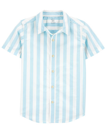 Kid Striped Button-Down Shirt, 