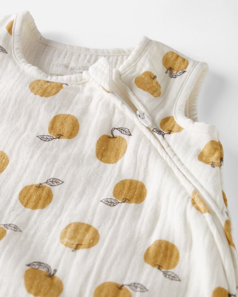 Baby Girl Organic Cotton Gauze Wearable Blanket, image 3 of 5 slides