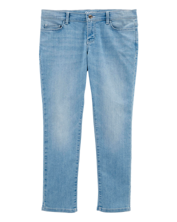 Kid Light Blue Wash Super Skinny-Leg Jeans, 