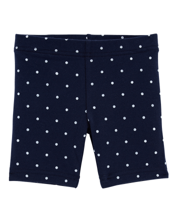 Toddler Polka Dot Bike Shorts, 