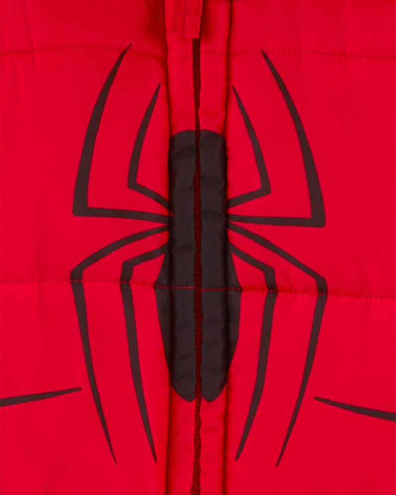 Toddler Spider-Man Puffer Jacket, image 4 of 4 slides