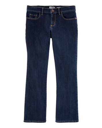 Kid Dark Wash Plus-Fit Boot-Cut Jeans, 