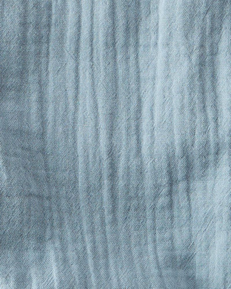 Baby Organic Cotton Gauze Overalls, image 4 of 5 slides