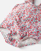 Baby Floral Print Recycled Swimsuit, image 3 of 5 slides