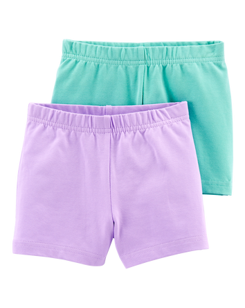 Toddler 2-Pack Bike Shorts, 