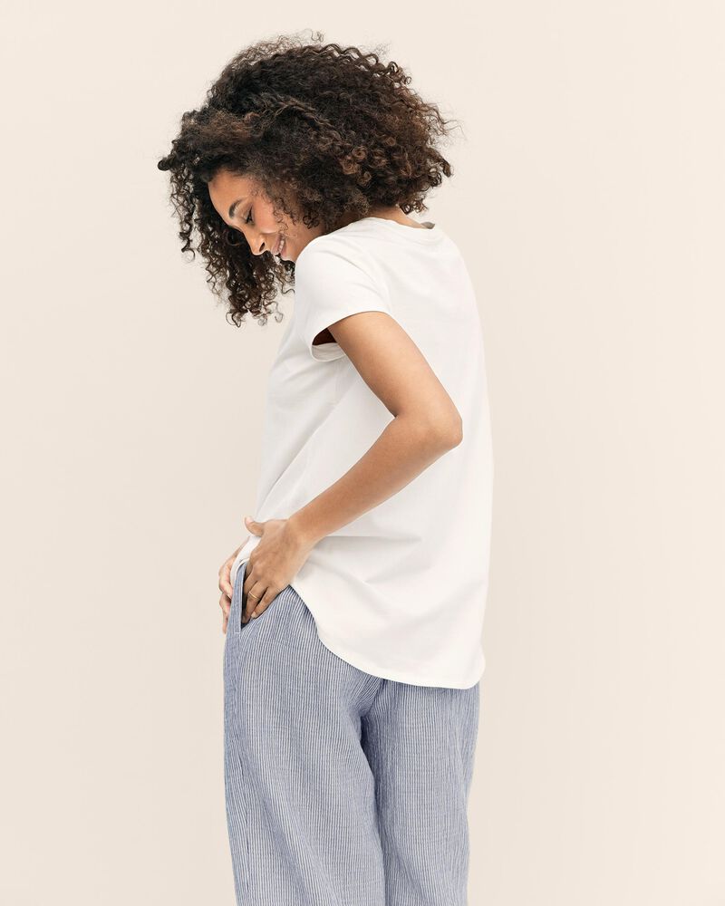 Adult Women's Maternity Loose-Fit Tee, image 6 of 11 slides