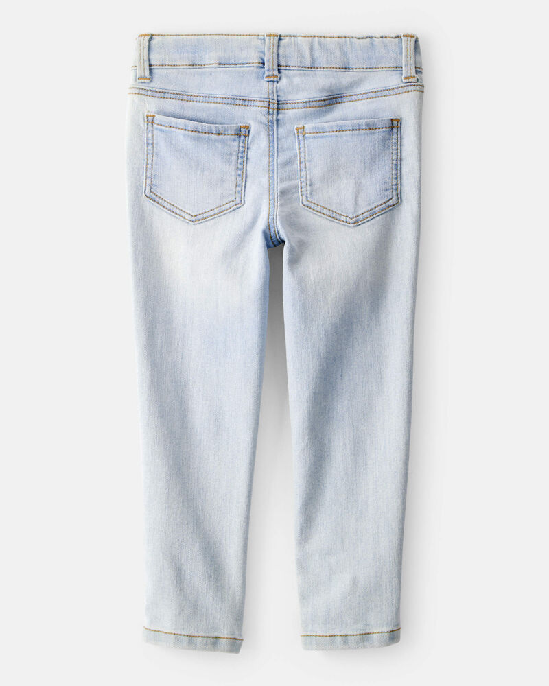 Toddler Blue Ice Wash Skinny-Leg Jeans, image 2 of 5 slides