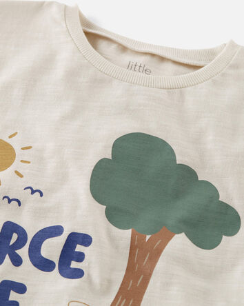 Toddler Organic Cotton Force of Nature Graphic Tee
, 