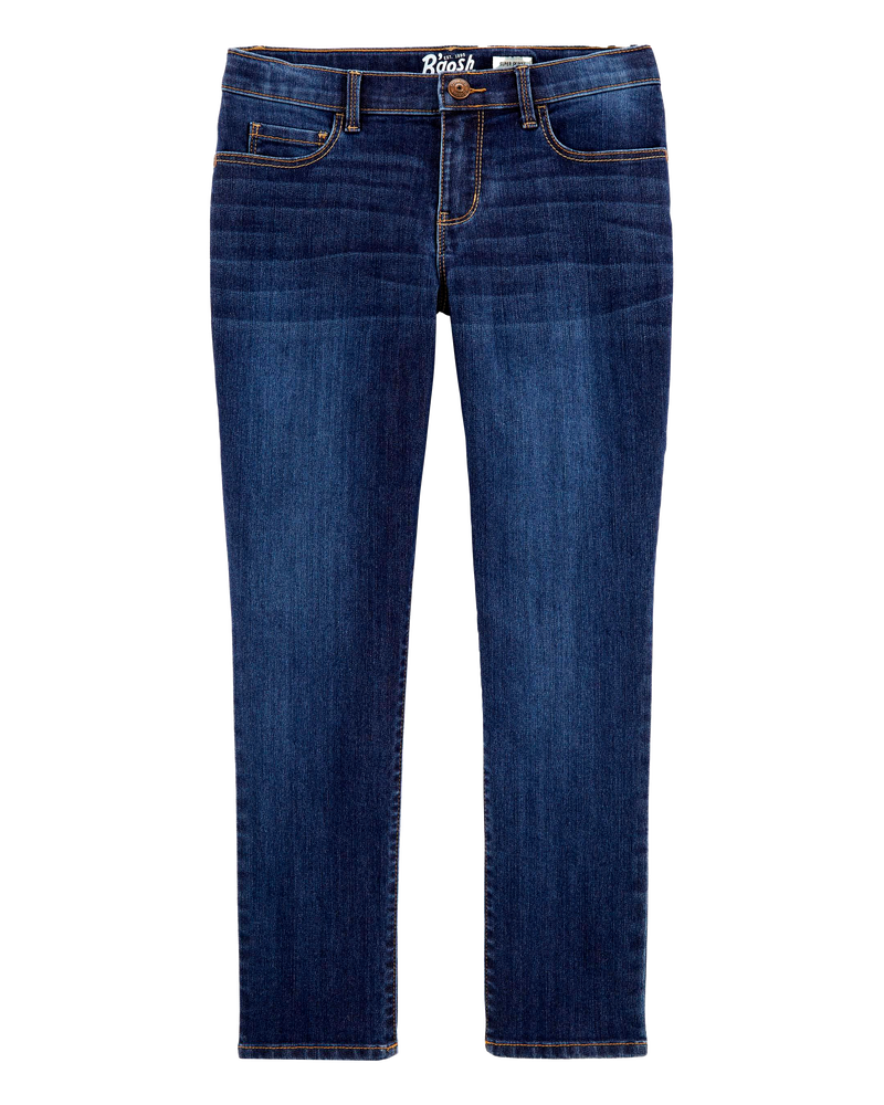 Kid Dark Wash Plus-Fit Skinny-Leg Jeans, image 1 of 5 slides