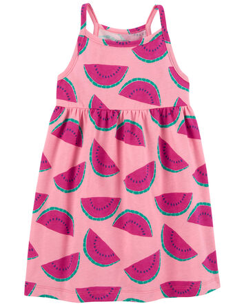 Toddler Watermelon Tank Dress, 