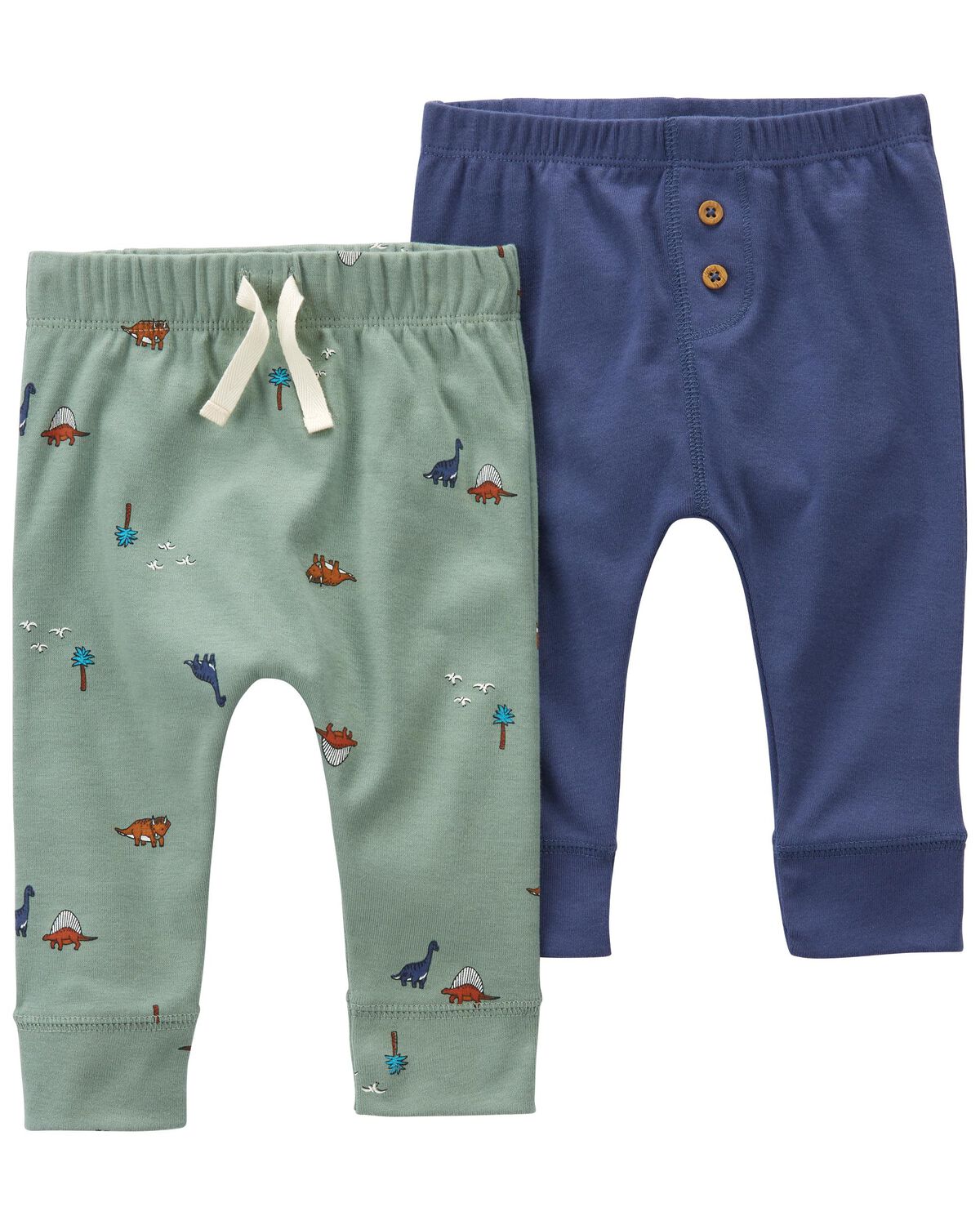 Green/Blue Baby 2Pack PullOn Pants