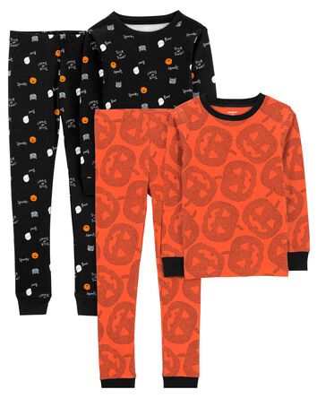 Kid 4-Piece Halloween Pajama Bundle, 