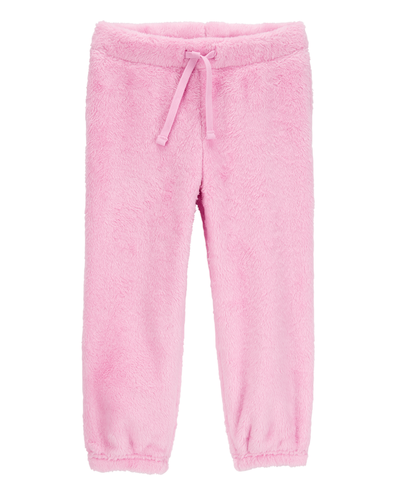 Toddler Velour Joggers - Pink, image 3 of 6 slides