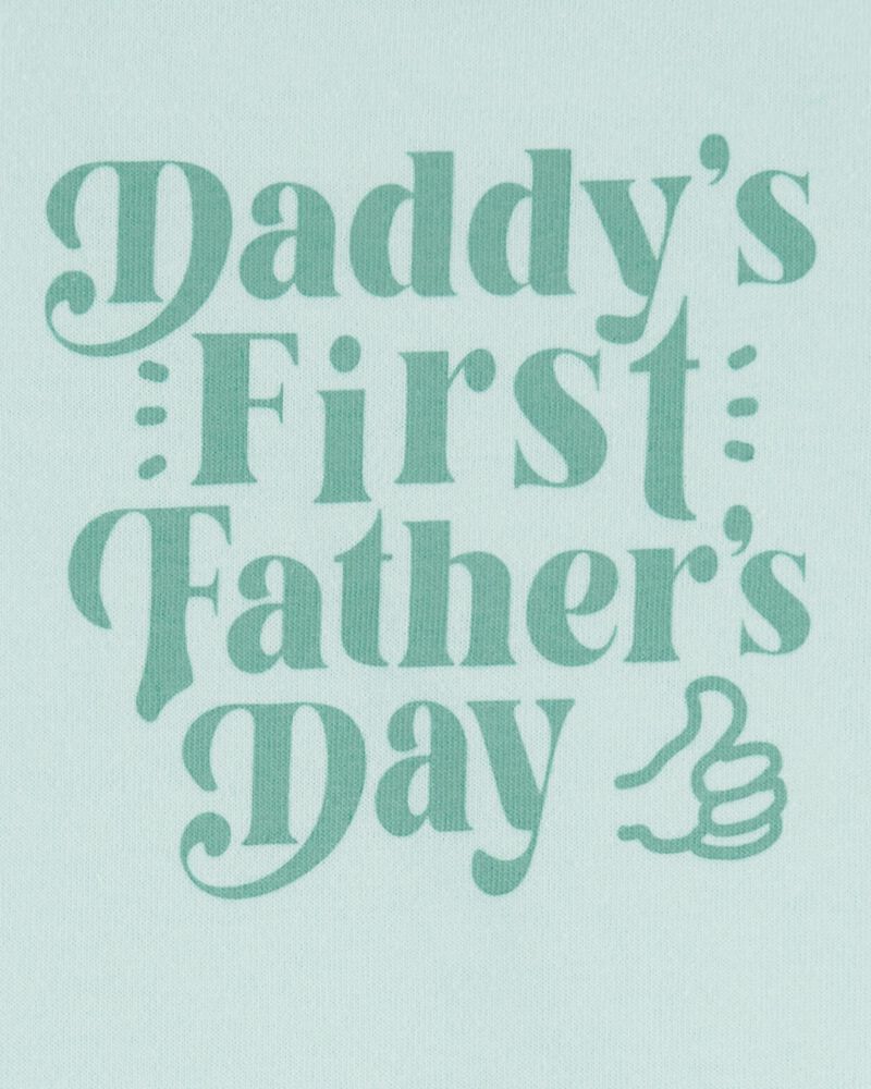 Baby First Father's Day Cotton Bodysuit, image 2 of 3 slides