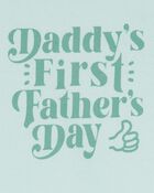 Baby First Father's Day Cotton Bodysuit, image 2 of 3 slides