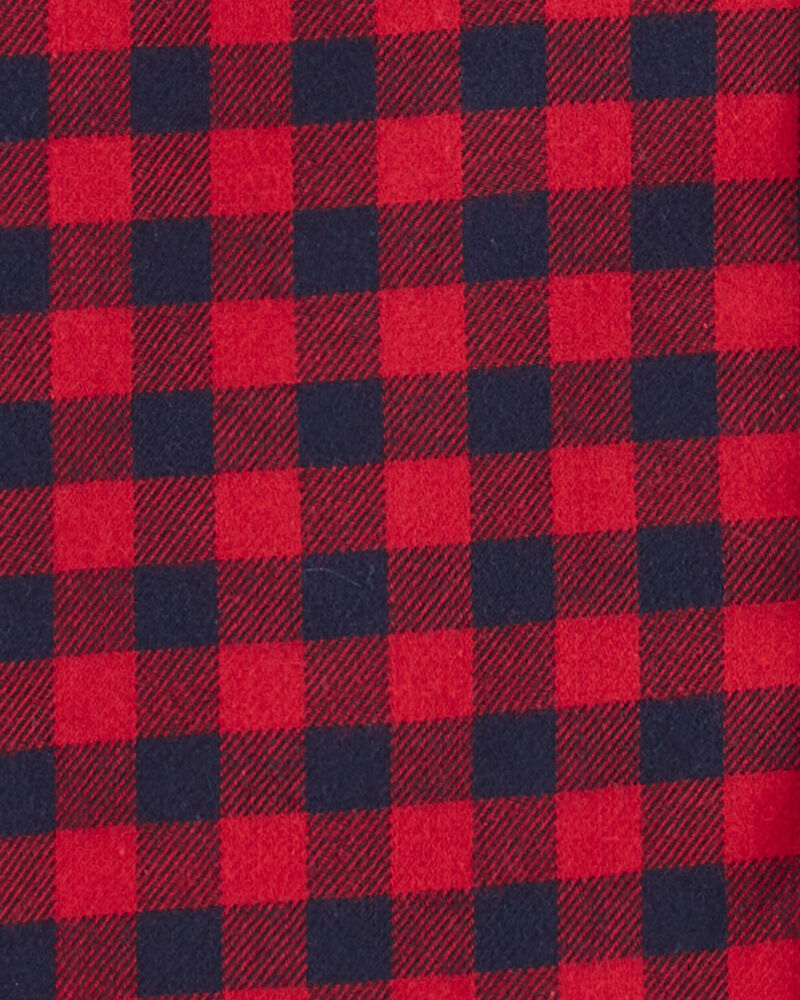 Baby Plaid Button-Front Bodysuit, image 3 of 4 slides
