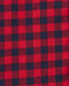 Baby Plaid Button-Front Bodysuit, image 3 of 4 slides