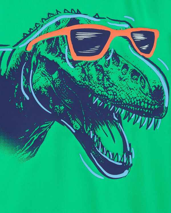 Green Toddler Dinosaur Rashguard