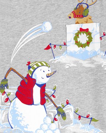 Toddler Snowball Fight Graphic Tee, 