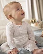 Baby 2-Piece PurelySoft Outfit Set - Grey, image 4 of 6 slides