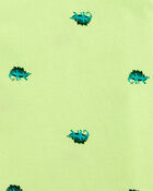 Baby Dinosaur Graphic Tank - Neon Yellow, image 2 of 3 slides