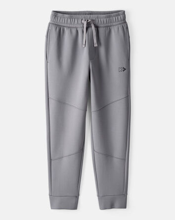 Boys Cotton Active Joggers - Grey, 